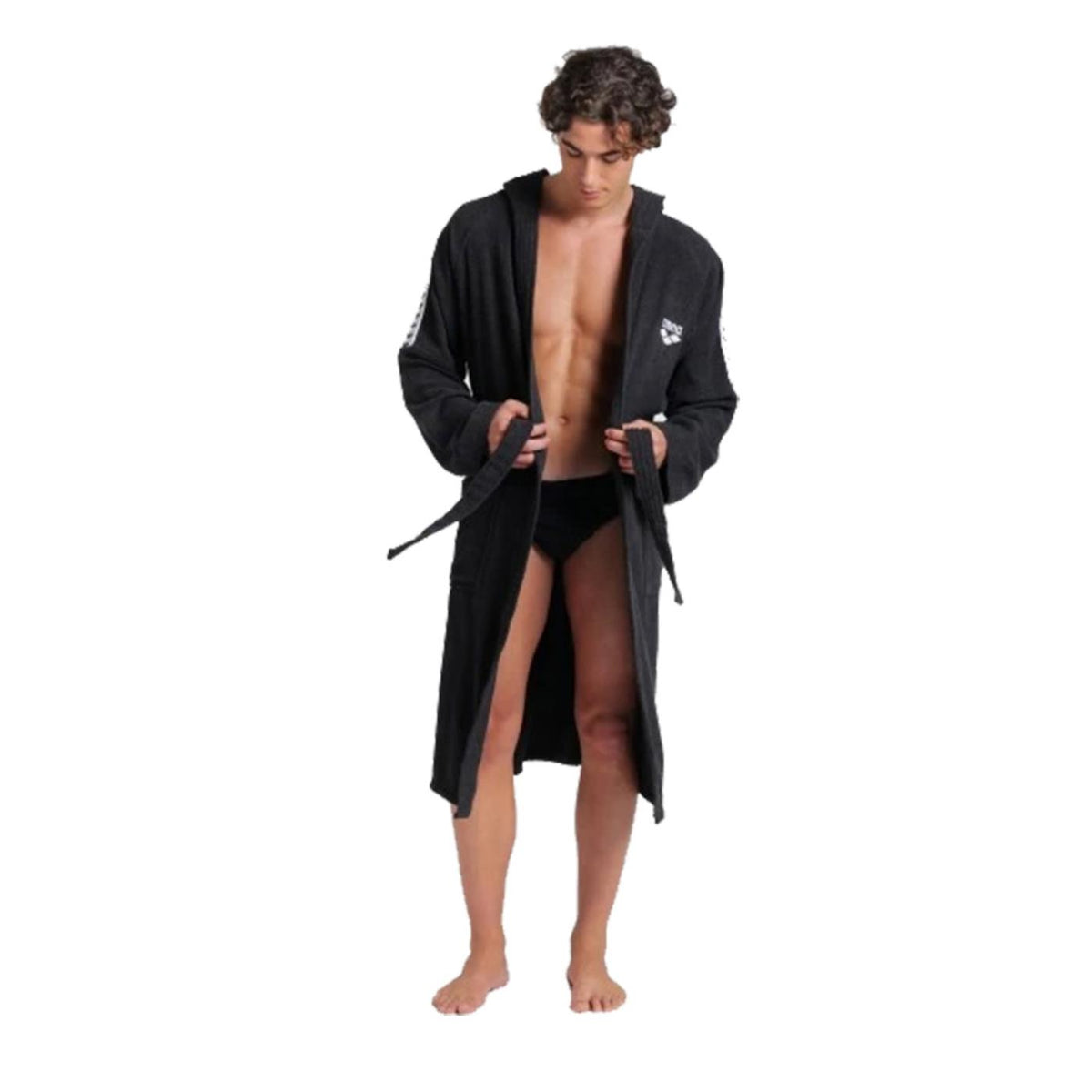 ARENA TEAM STRIPE ROBE - Nero - immagine principale