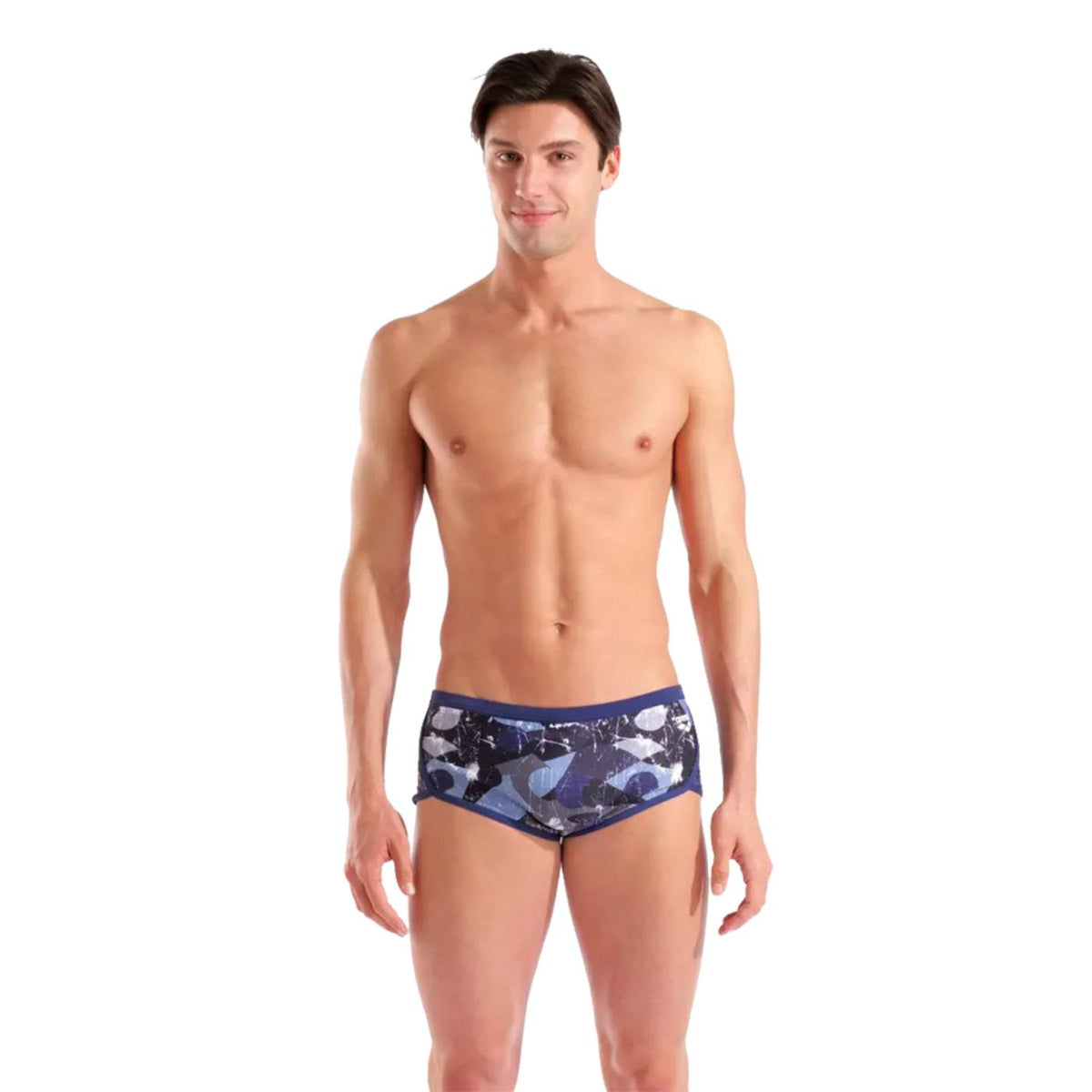 ARENA SCRATCHED LOW WAIST SHORT - Blu - vista 5