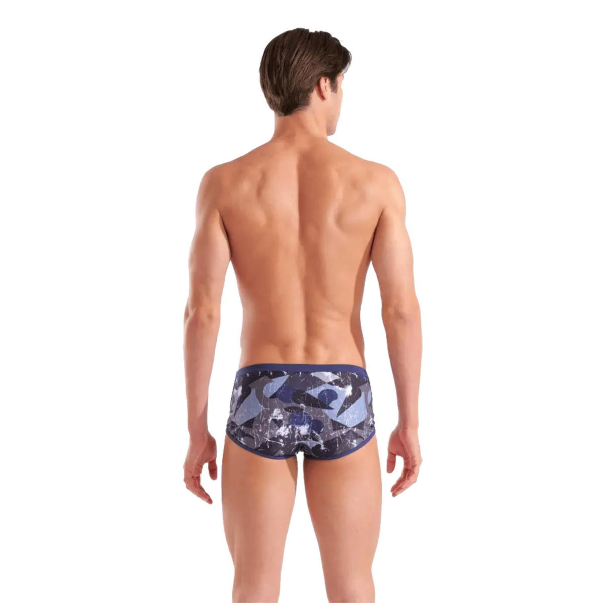 ARENA SCRATCHED LOW WAIST SHORT - Blu - vista 6