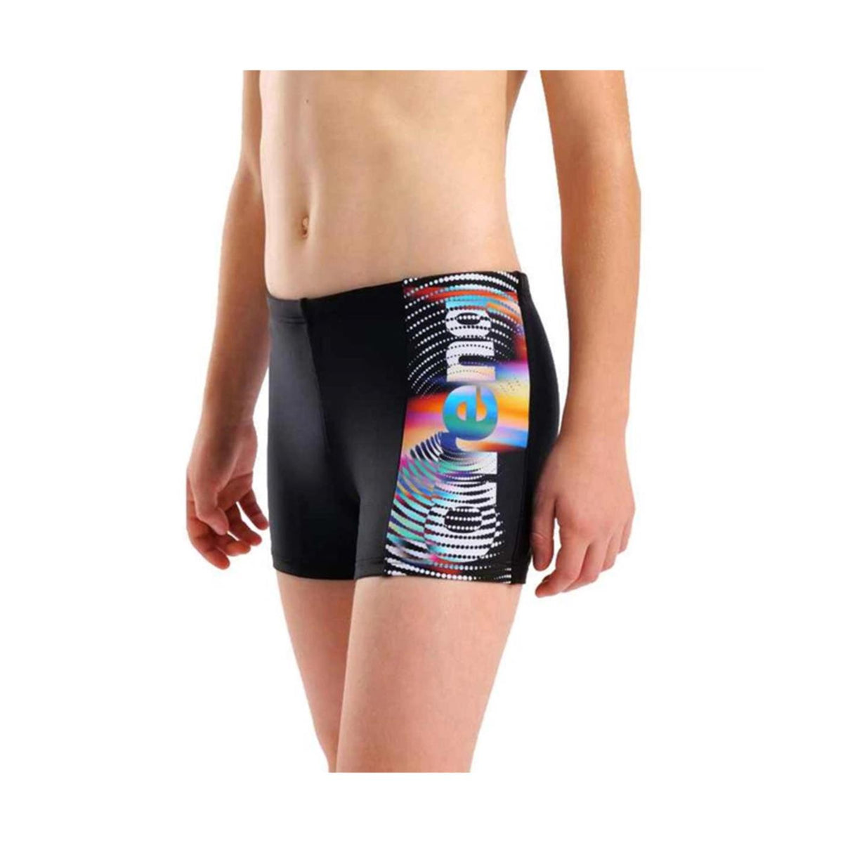 ARENA JR LIT LOGO SWIM SHORT - Nero - immagine principale