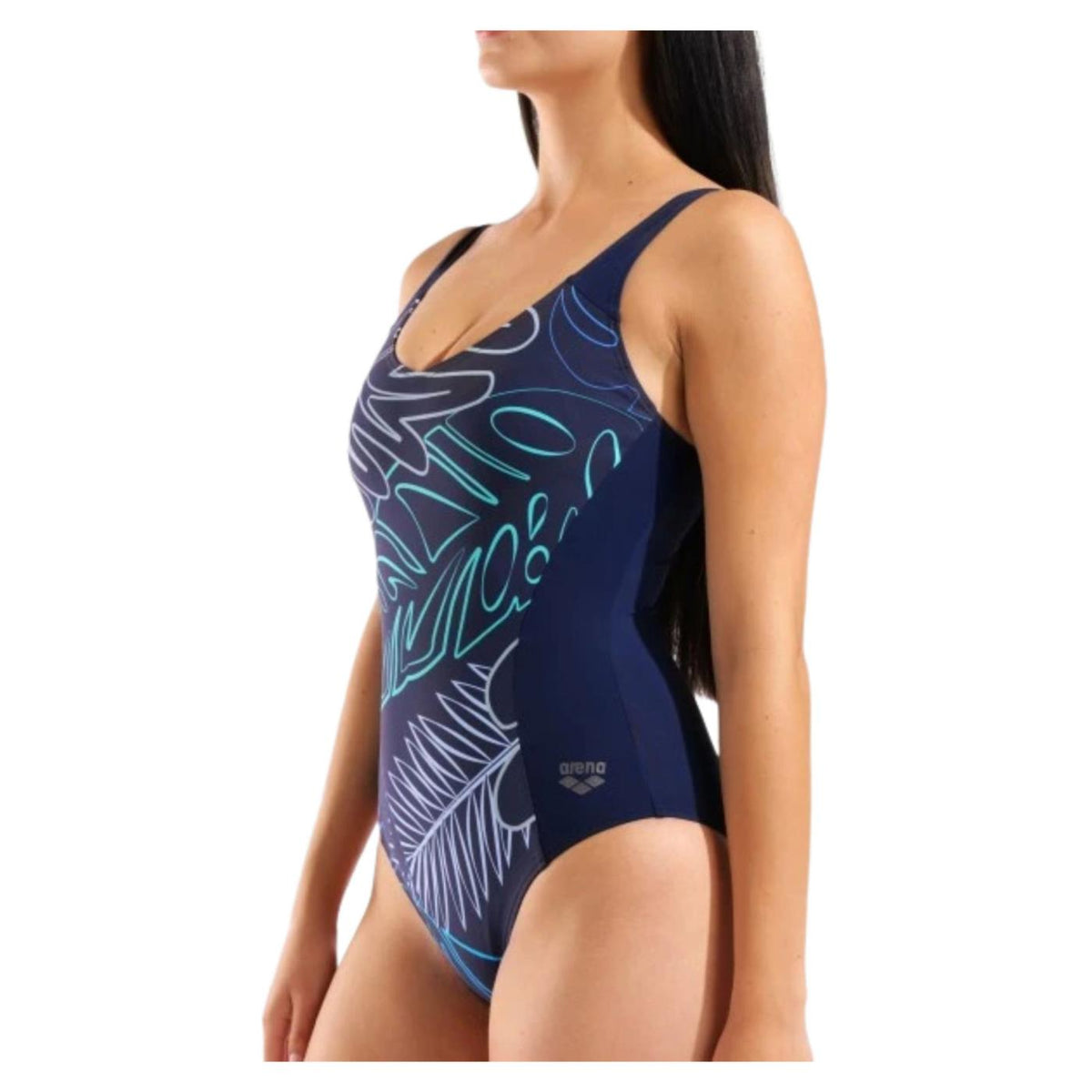 ARENA W SWIMSUIT MIA WING BACK - Blu - vista 3