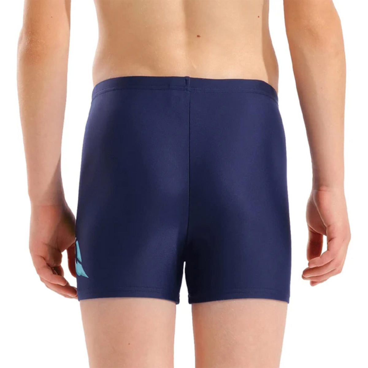 ARENA JR LETTERING SWIM SHORT - Blu - vista 2