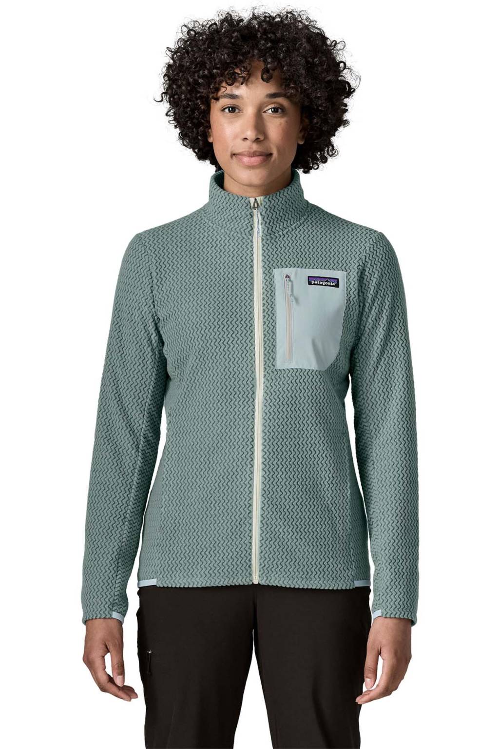 PATAGONIA R1 AIR JACKET WOMAN - Turchese - immagine principale