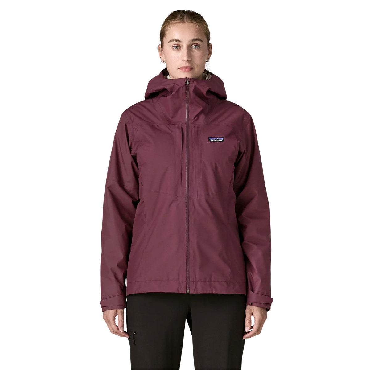 PATAGONIA W BOULDER FORK RAIN JKT - Bordeaux - immagine principale