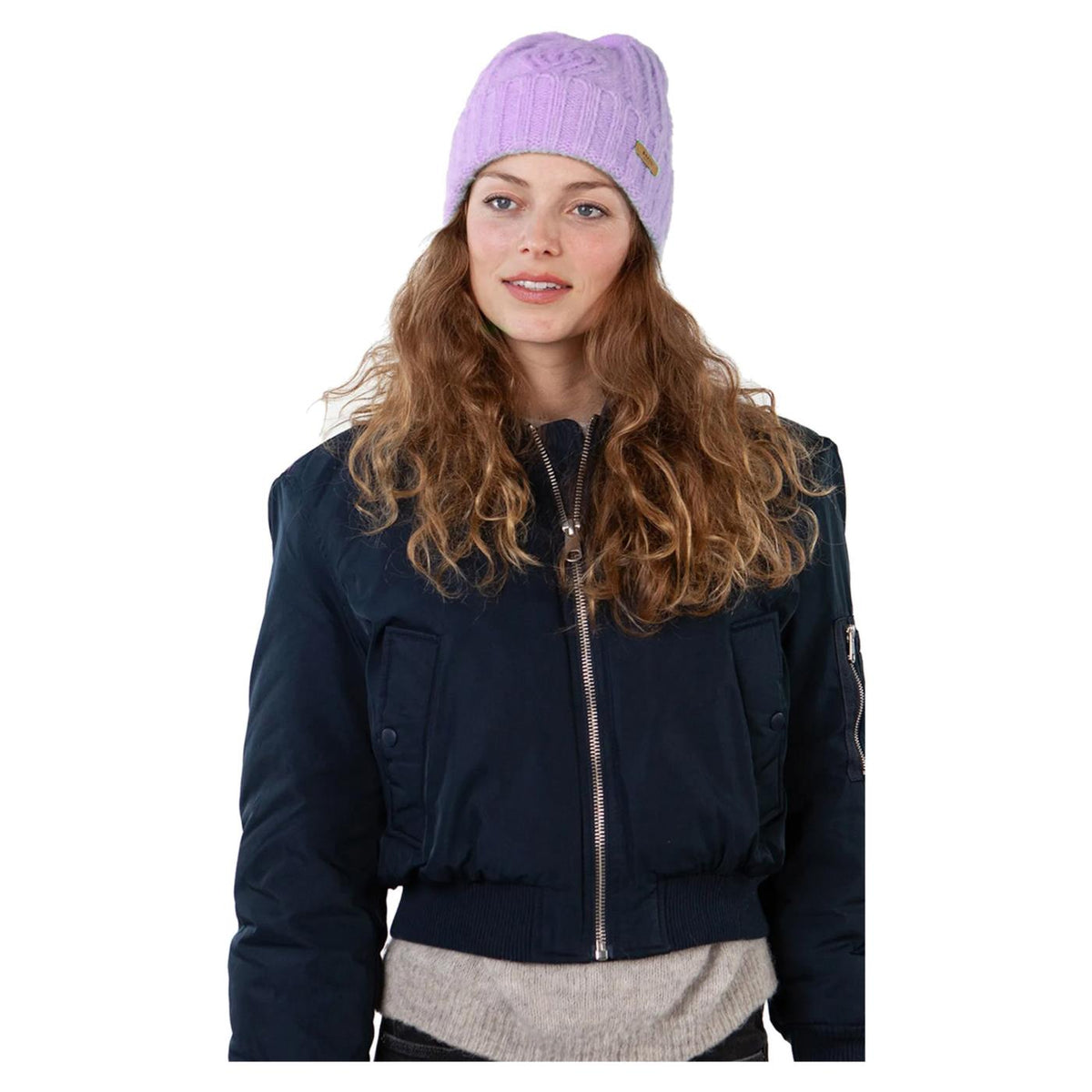BARTS FARRAH BEANIE - Lilla - vista 2
