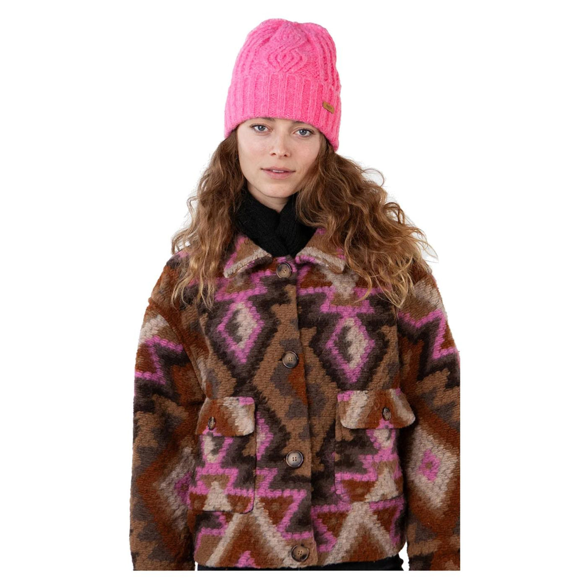 BARTS FARRAH BEANIE - Fucsia - vista 2