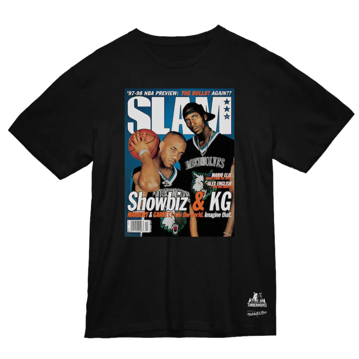 MITCHELL &amp; NESS NBA SLAM TEE TIMBERWOLVES