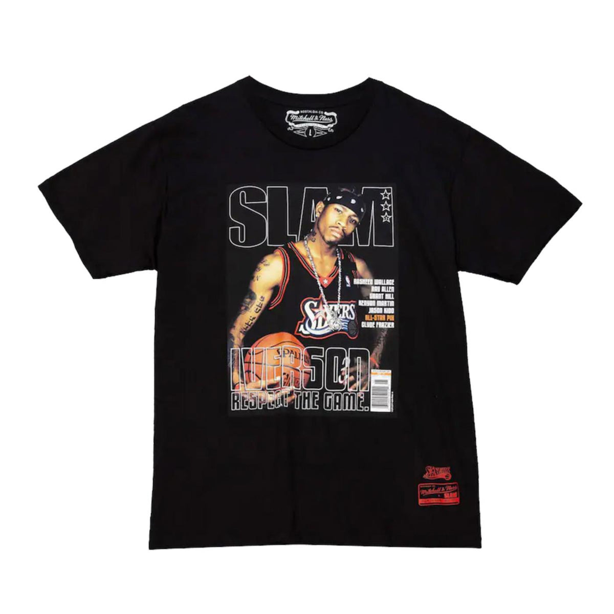 MITCHELL &amp; NESS NBA SLAM COVER TEE 76ERS