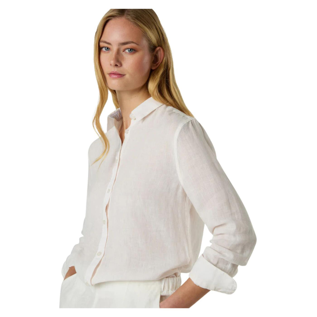 NORTH SAILS SHIRT LONG SLEEVE WOMAN - Bianco - vista 2