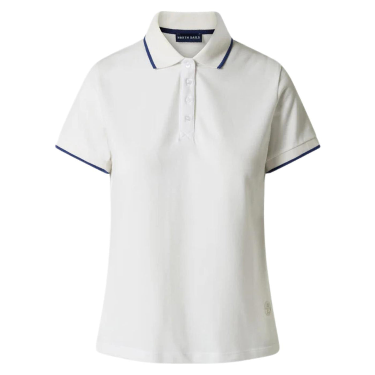 NORTH SAILS W POLO SHORTH SLEEVE - Bianco - vista 3