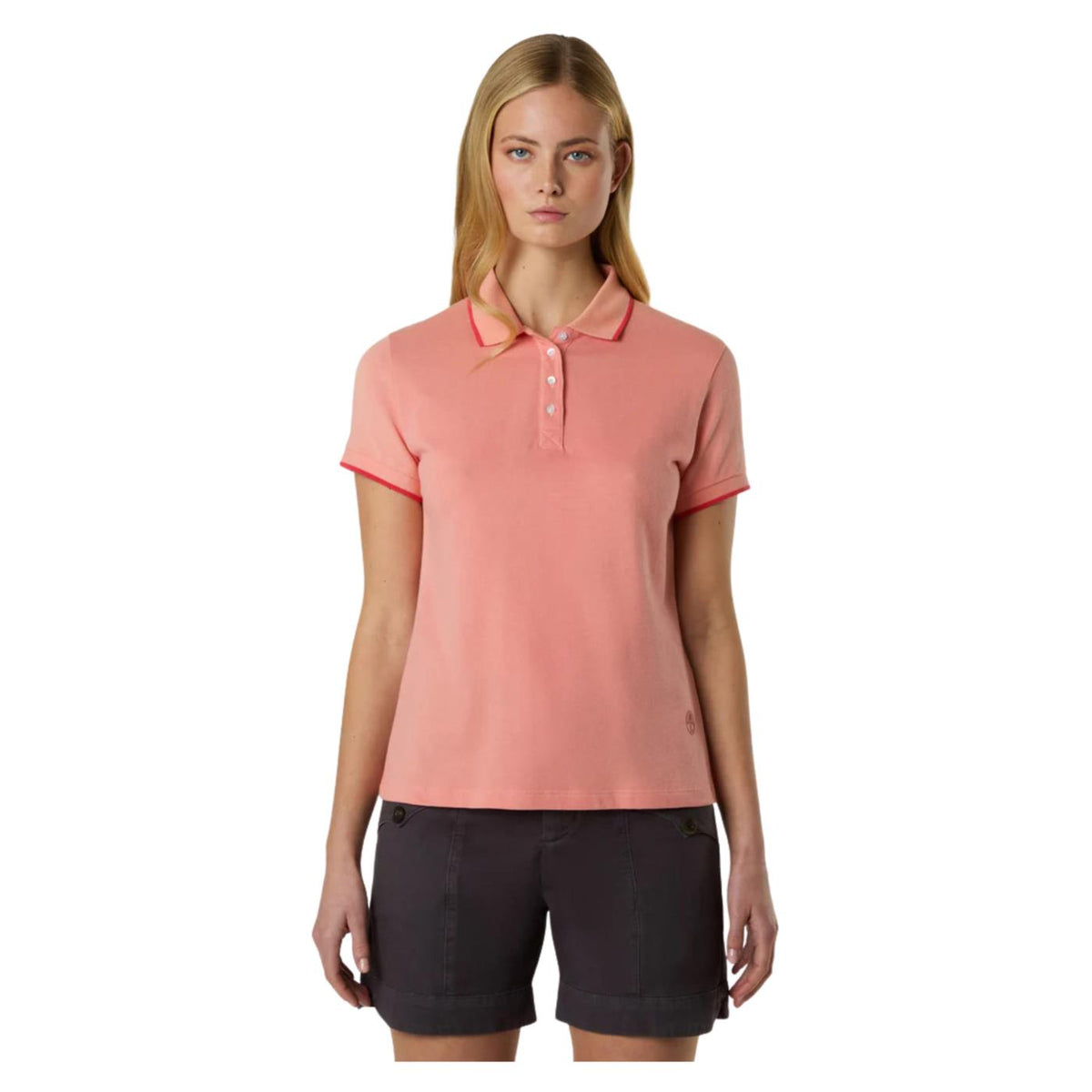 NORTH SAILS W POLO SHORTH SLEEVE - Corallo - immagine principale