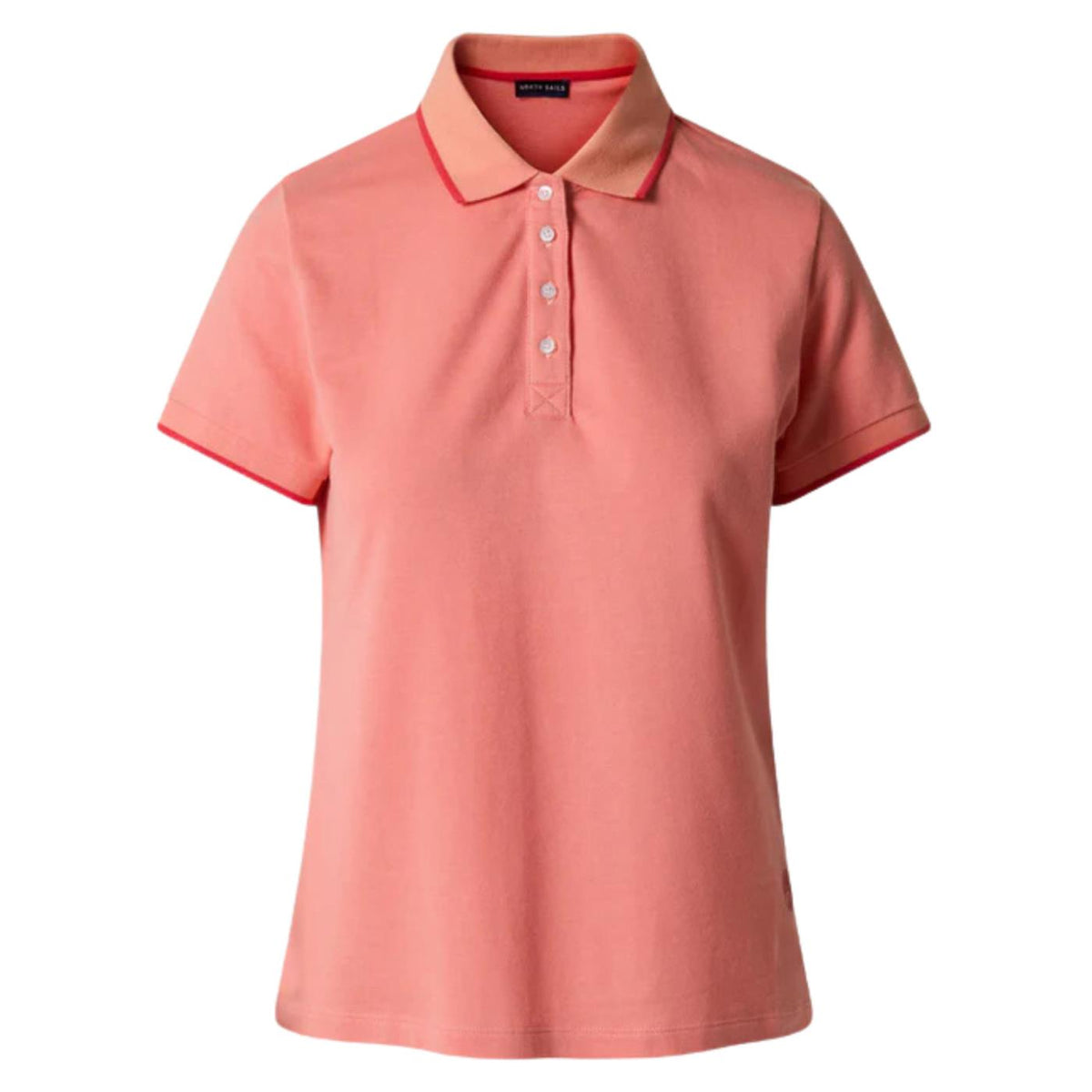 NORTH SAILS W POLO SHORTH SLEEVE - Corallo - vista 3