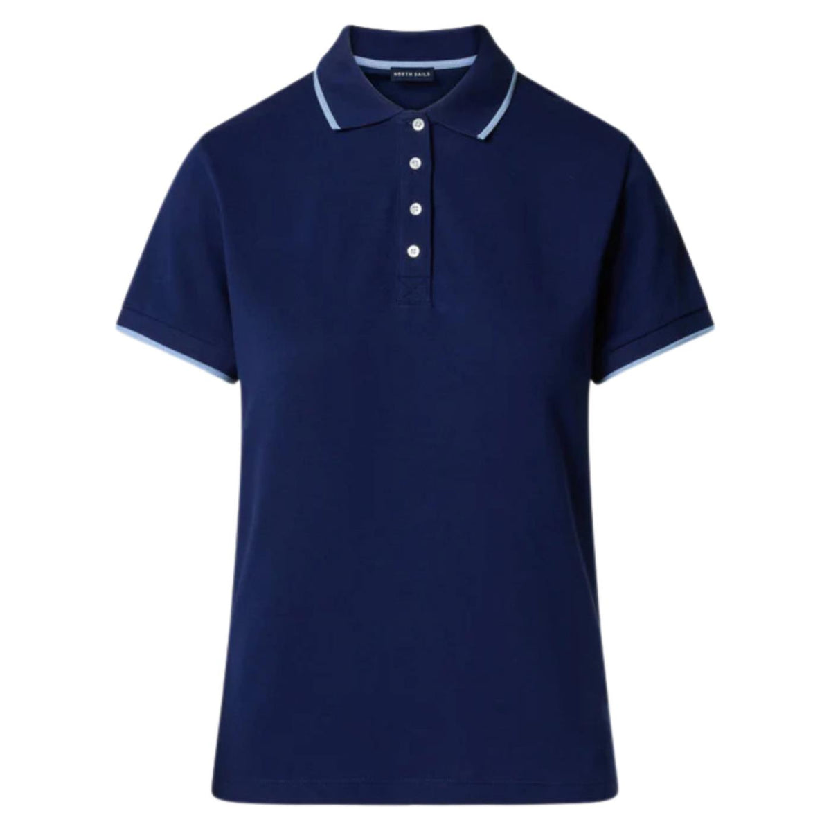 NORTH SAILS W POLO SHORTH SLEEVE - Blu - vista 4