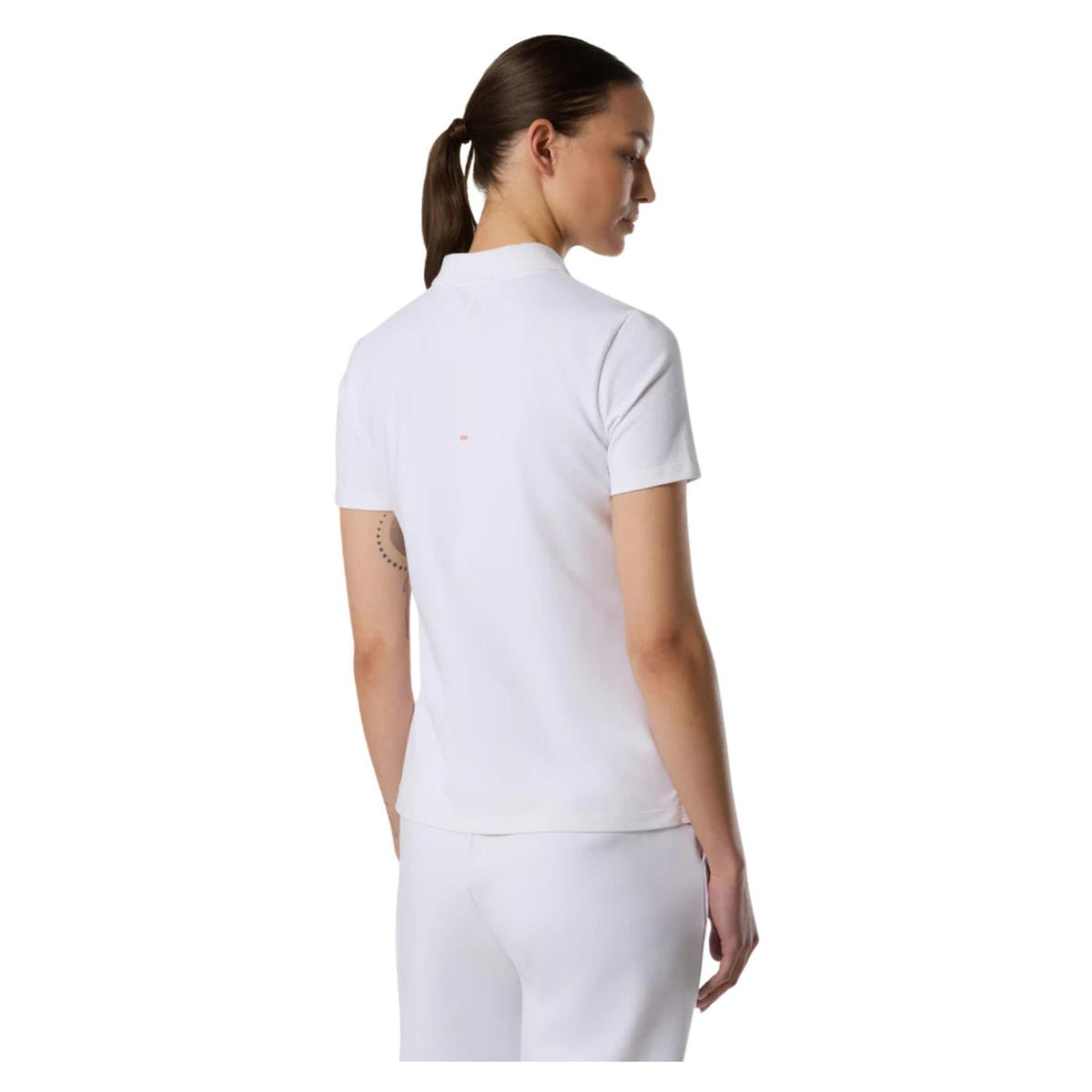 NORTH SAILS W POLO SHORTH SLEEVE - Bianco - vista 2