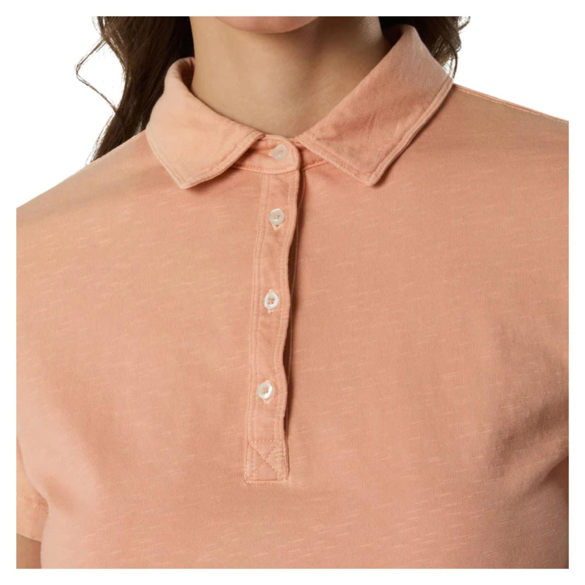 NORTH SAILS W POLO SHORTH SLEEVE - Corallo - vista 3