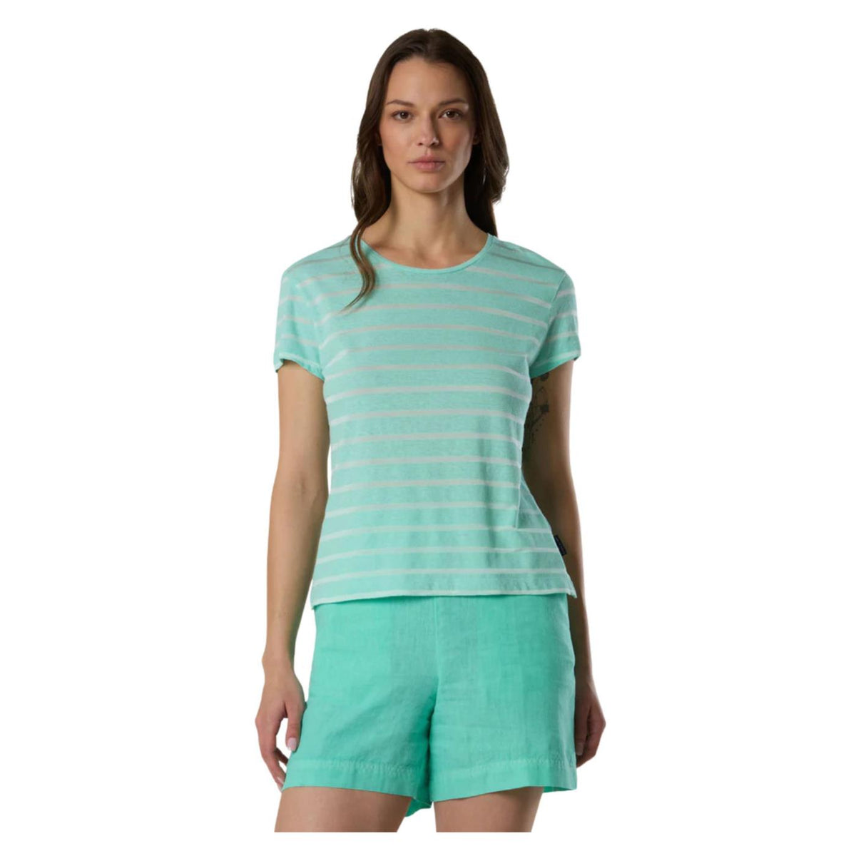 NORTH SAILS T-SHIRT W SHORT SLEEVE - Verde - immagine principale