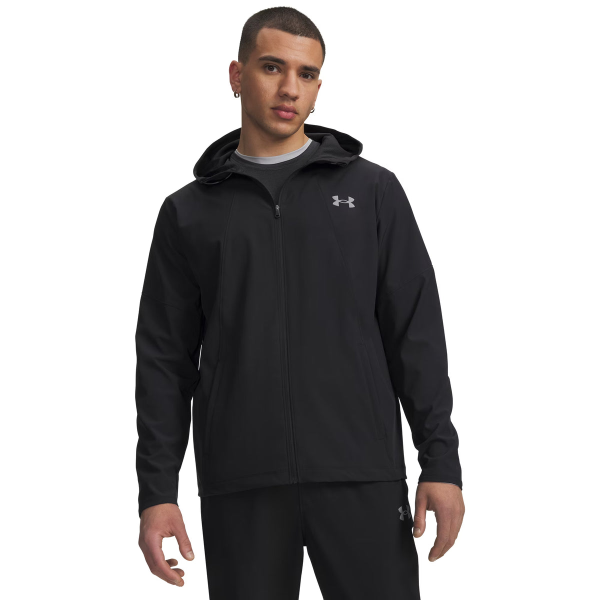 UNDER ARMOUR TECH UTILITY WOVEN JACKET - Nero - immagine principale