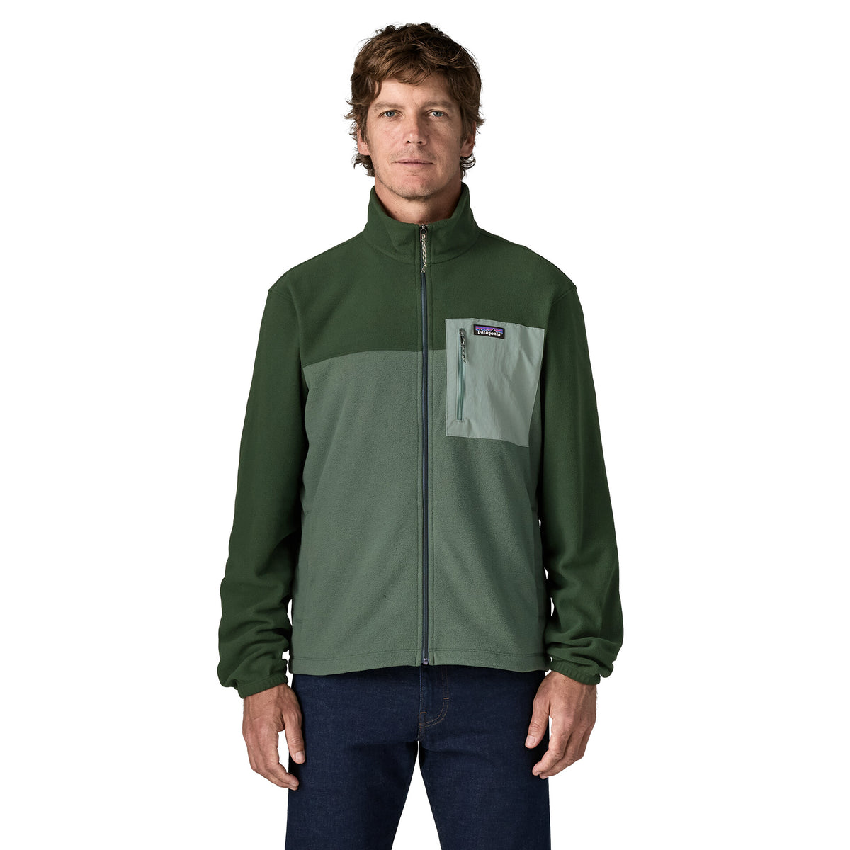 PATAGONIA MICRO D PATCH POCKET JKT - Verde - immagine principale