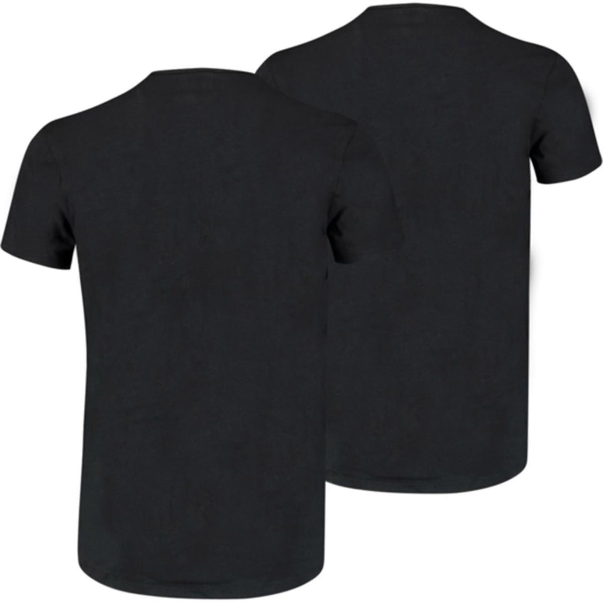 PUMA BASIC 2PK V-NECK TEE - Nero - vista 2