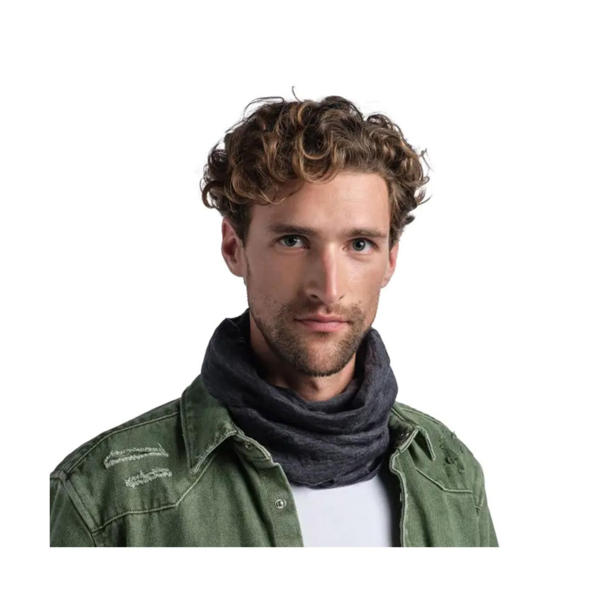 BUFF MERINO LIGHTWEIGHT GREY - immagine principale