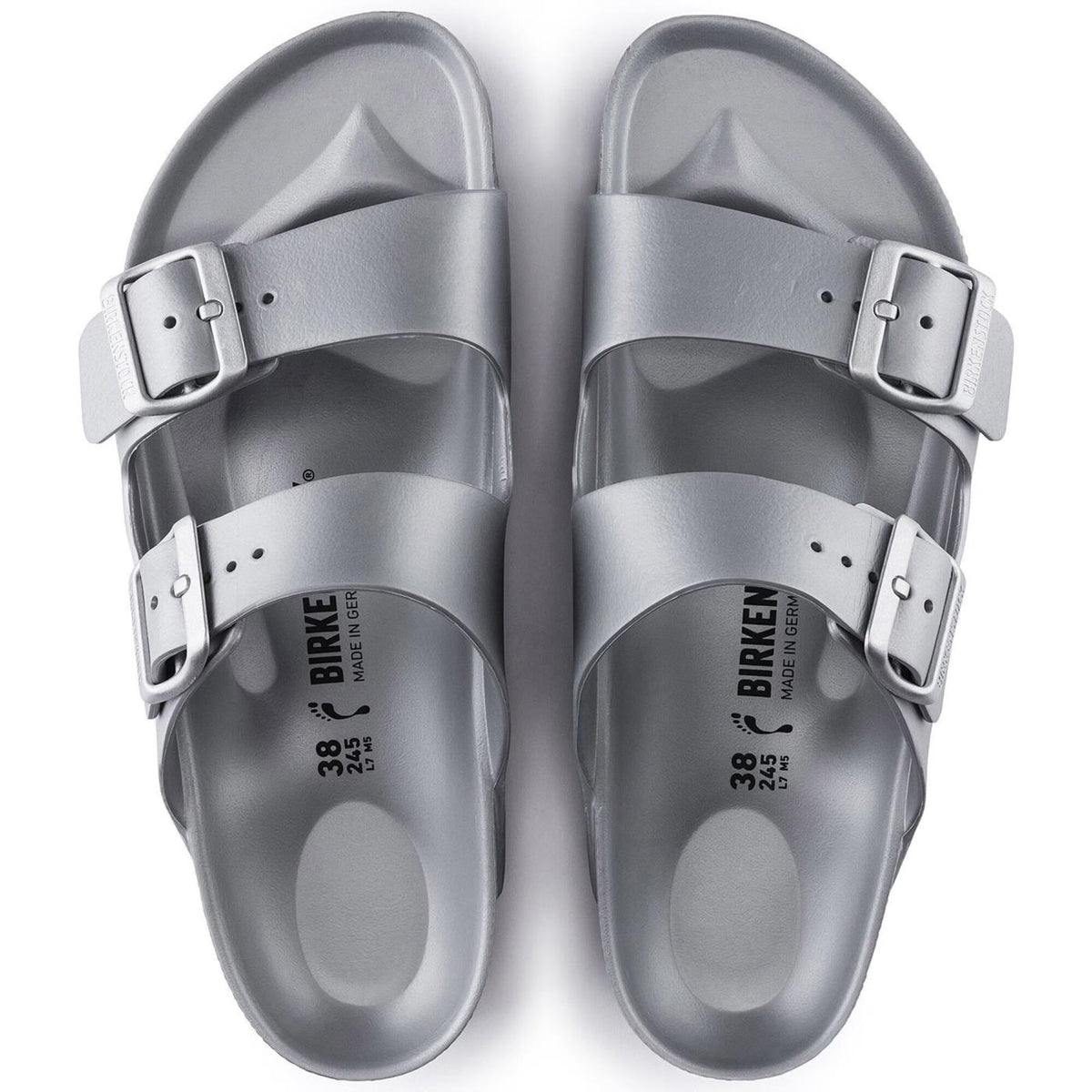 BIRKENSTOCK ARIZONA EVA METAL SILVER - Argento - vista 3