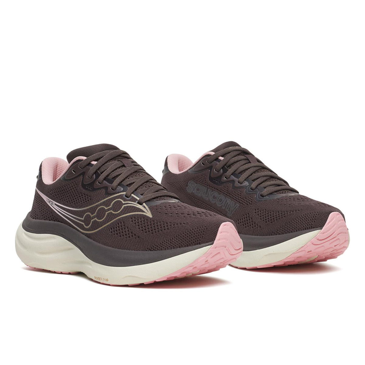 SAUCONY RIDE 19 WOMAN - Marrone scuro - vista 3