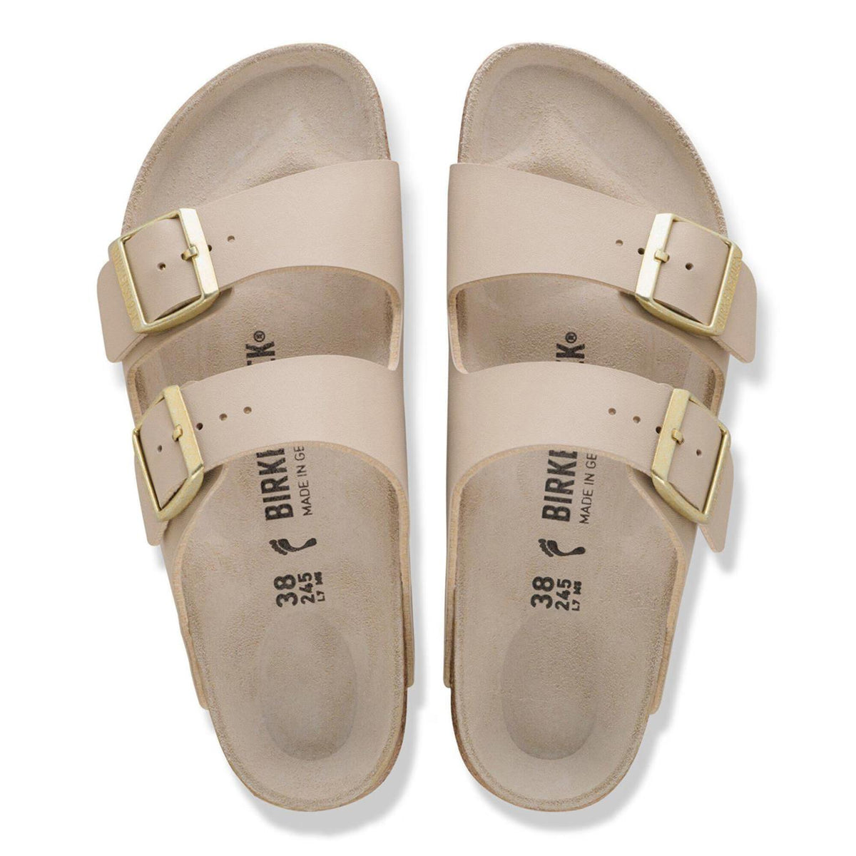 BIRKENSTOCK ARIZONA TRIPLE SANDCASTLE - Beige - vista 3