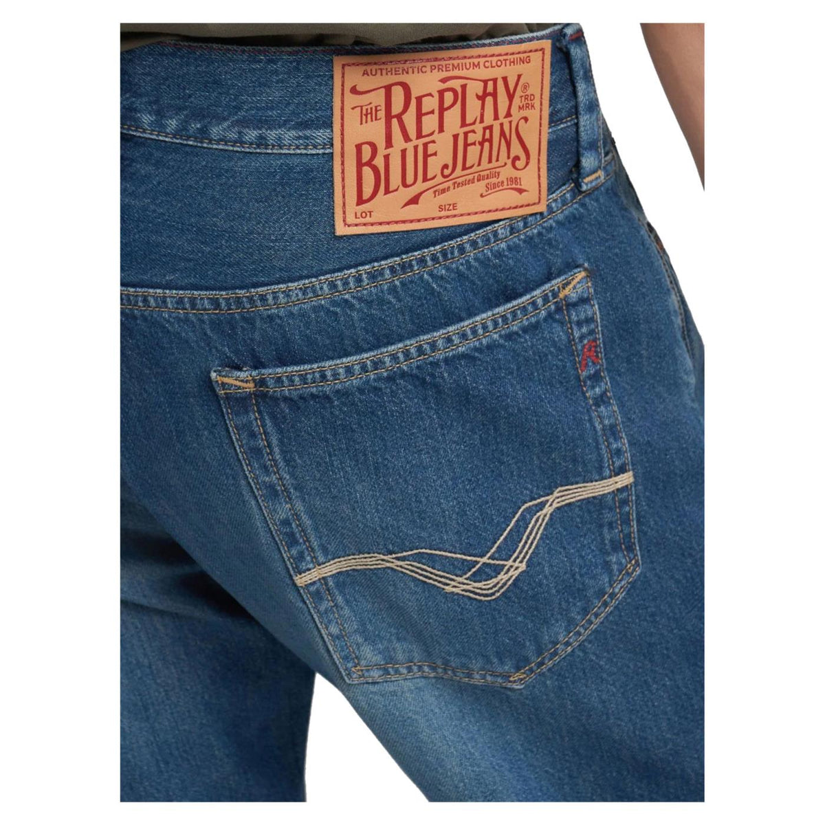 REPLAY JEANS REGULAR DERYCK L.32 - C1-denim - vista 5