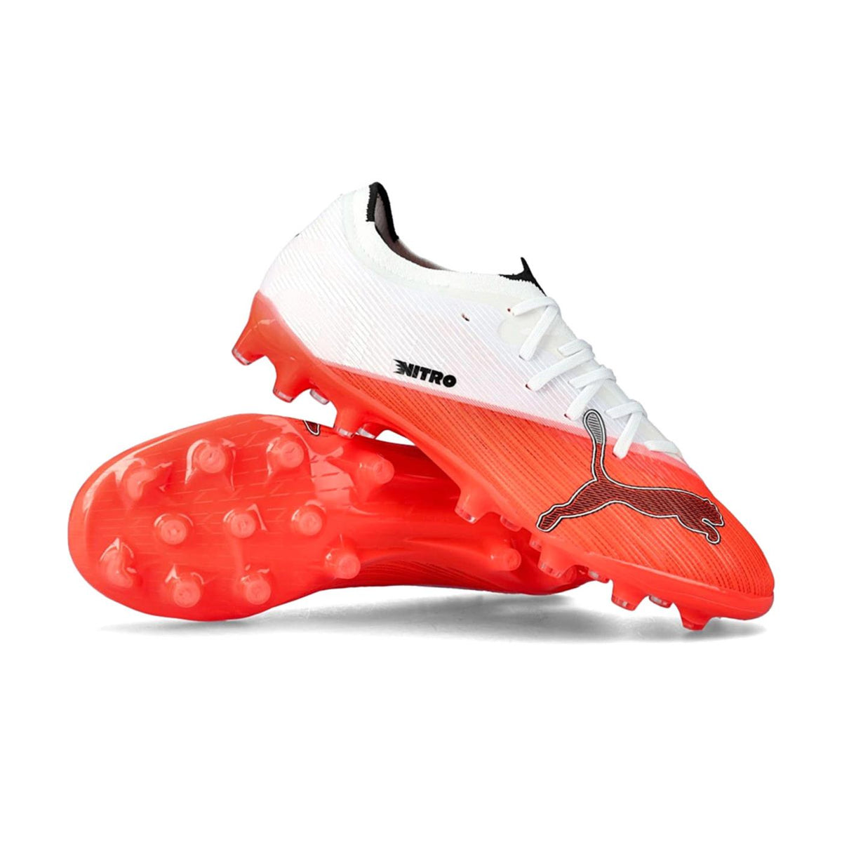 PUMA ULTRA NITRO 7 MATCH AG - Bianco - vista 3