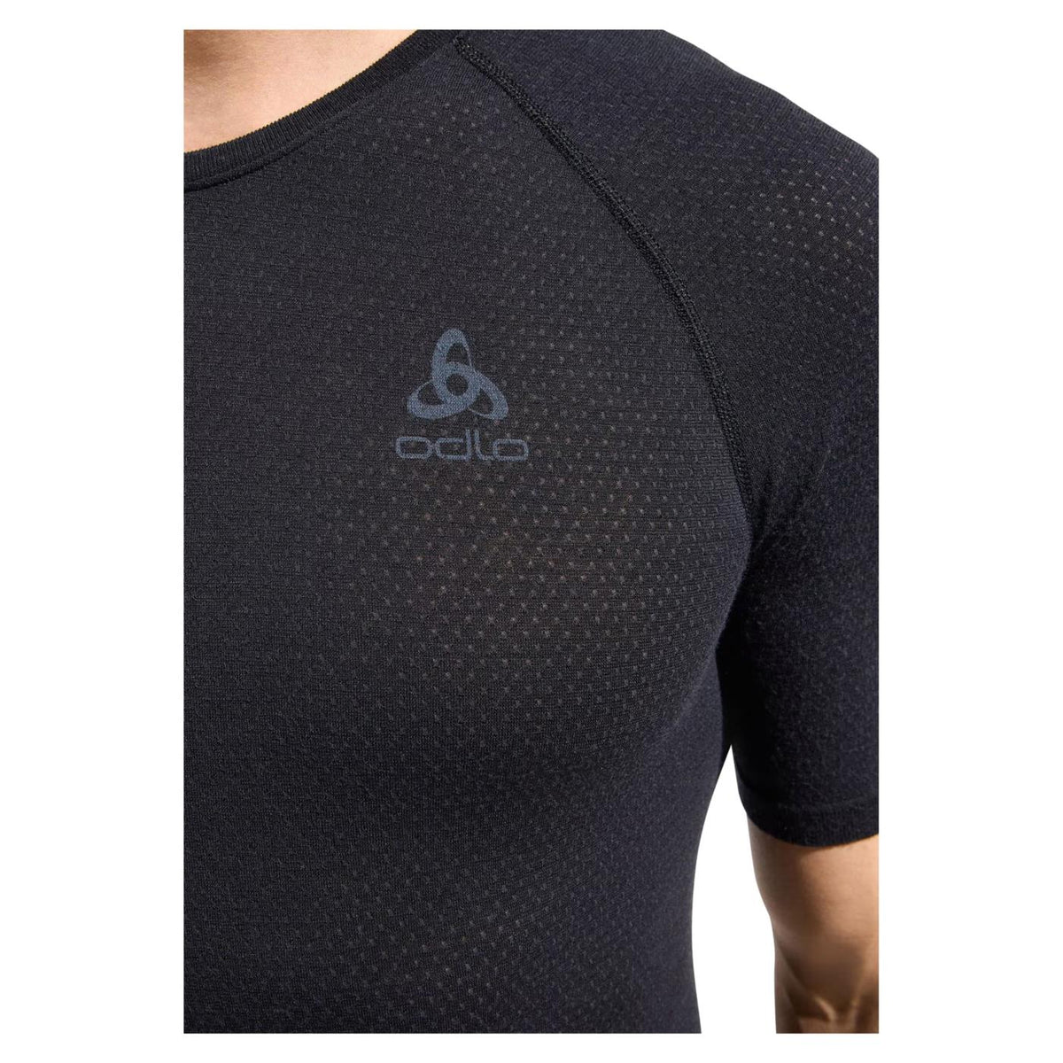 ODLO MERINO 140 SEAMLESS TOP - Nero - vista 3