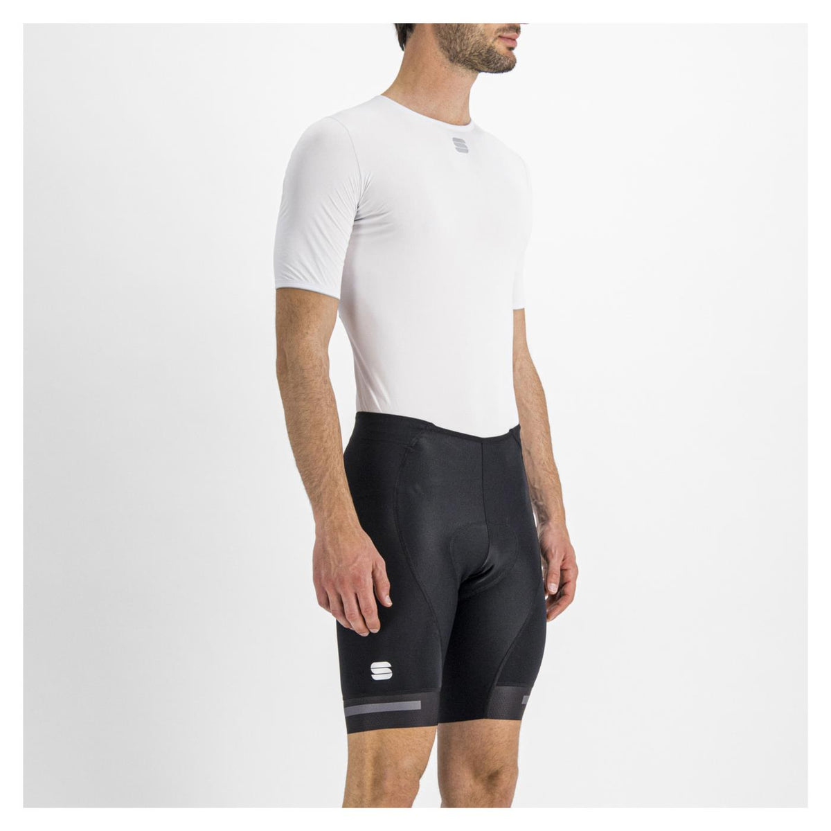 SPORTFUL NEO SHORT - Nero - vista 3