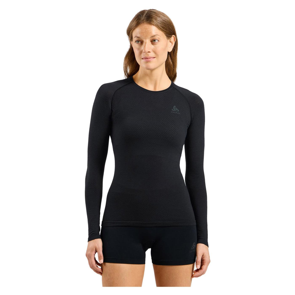 ODLO MERINO 140 SEAMLESS W LS - Nero - immagine principale