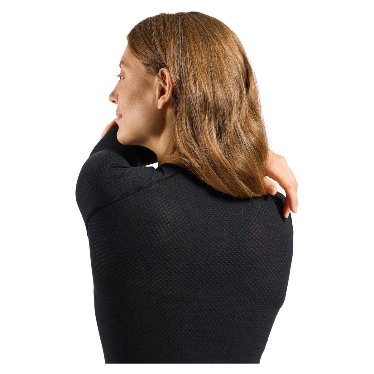 ODLO MERINO 140 SEAMLESS W LS - Nero - vista 4