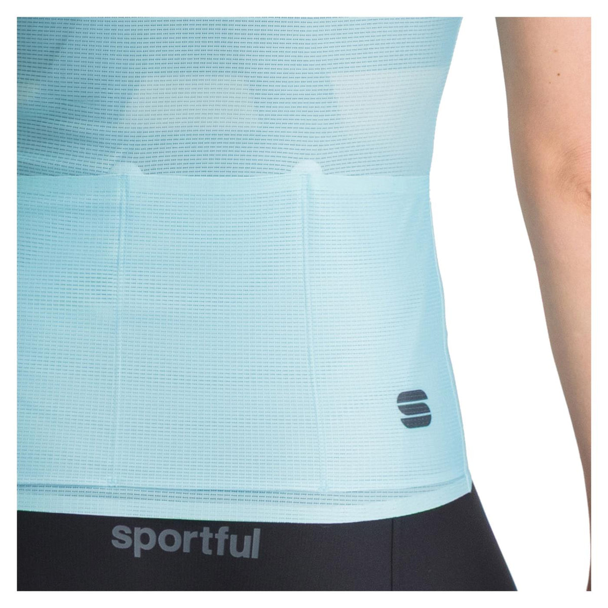 SPORTFUL LIGHT 2 WOMAN JERSEY - C1-azzurro - vista 3