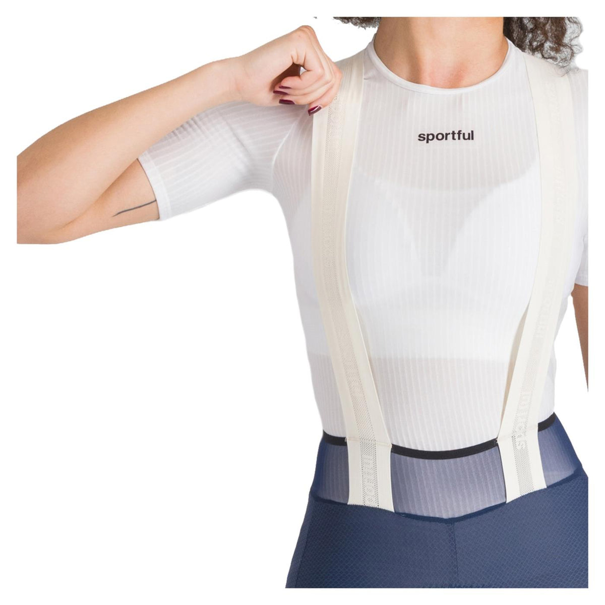SPORTFUL HYPEREPIC WOMAN BIBSHORT - C1-blu - vista 3