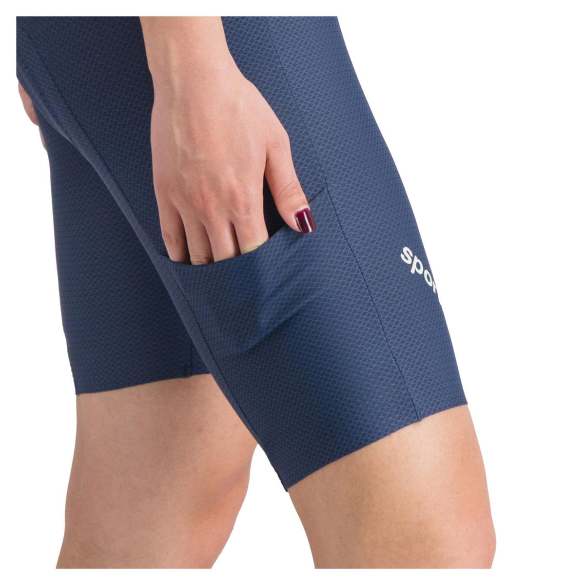SPORTFUL HYPEREPIC WOMAN BIBSHORT - C1-blu - vista 6