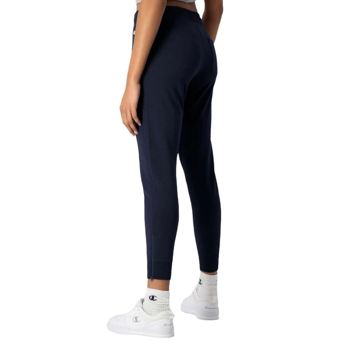 CHAMPION WOMAN RIB CUFF PANTS - Blu - vista 3
