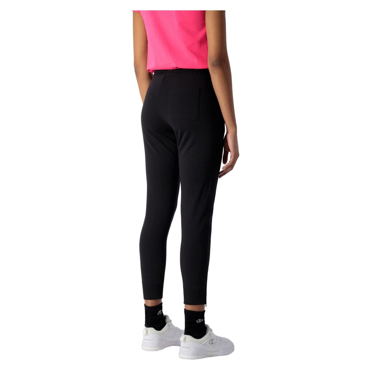 CHAMPION WOMAN RIB CUFF PANTS - Nero - vista 3