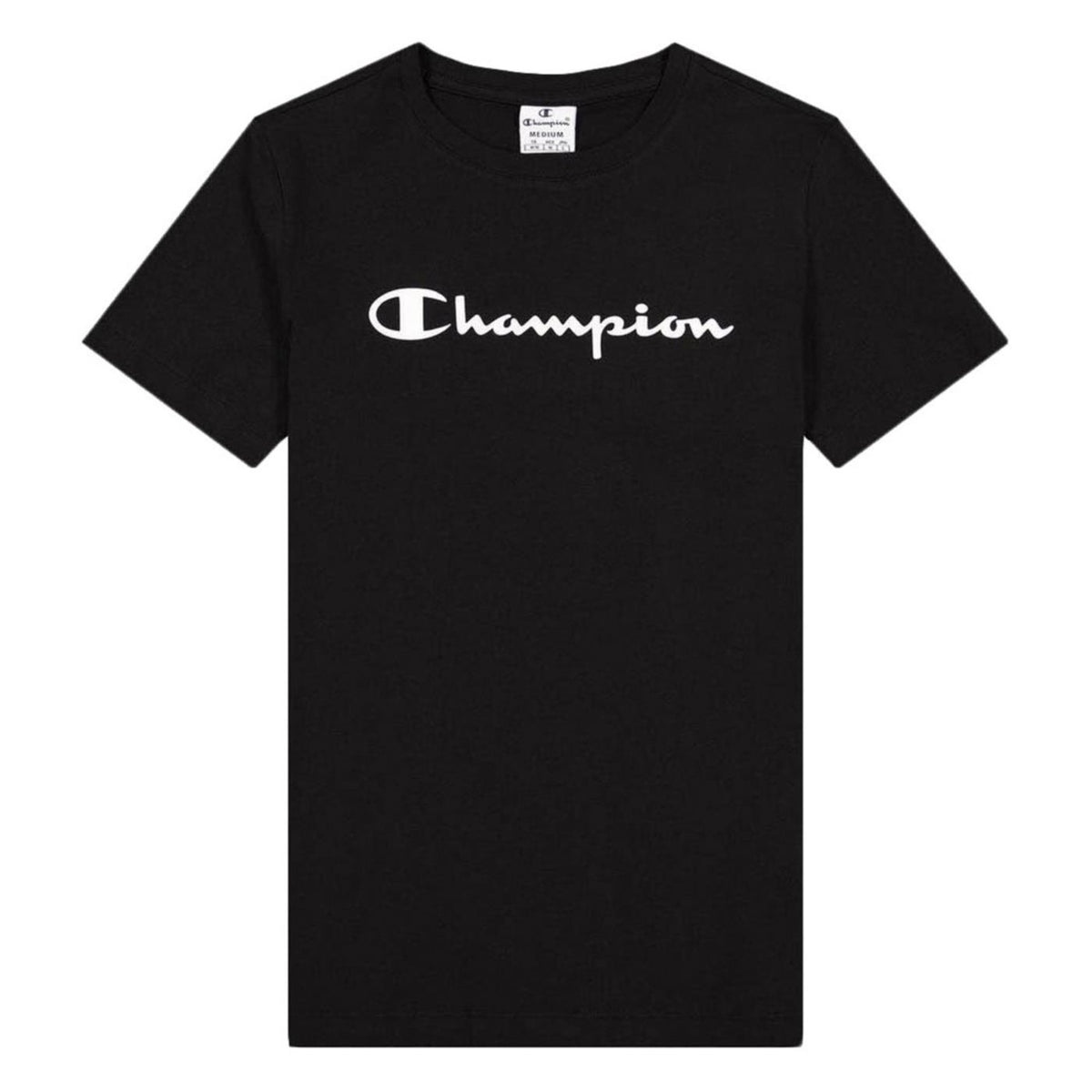 CHAMPION WOMAN CREWNECK T-SHIRT - Nero - immagine principale