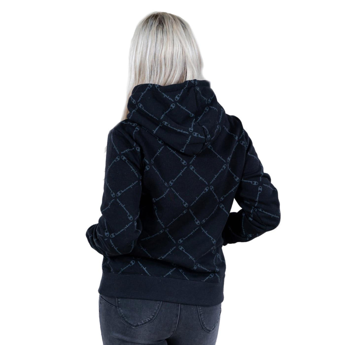 CHAMPION W HOODED SWEATSHIRT - Nero - vista 2