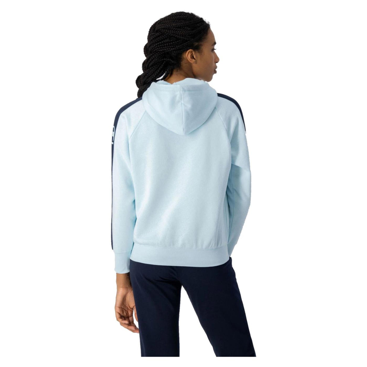CHAMPION W HOODED SWEATSHIRT - Azzurro - vista 3