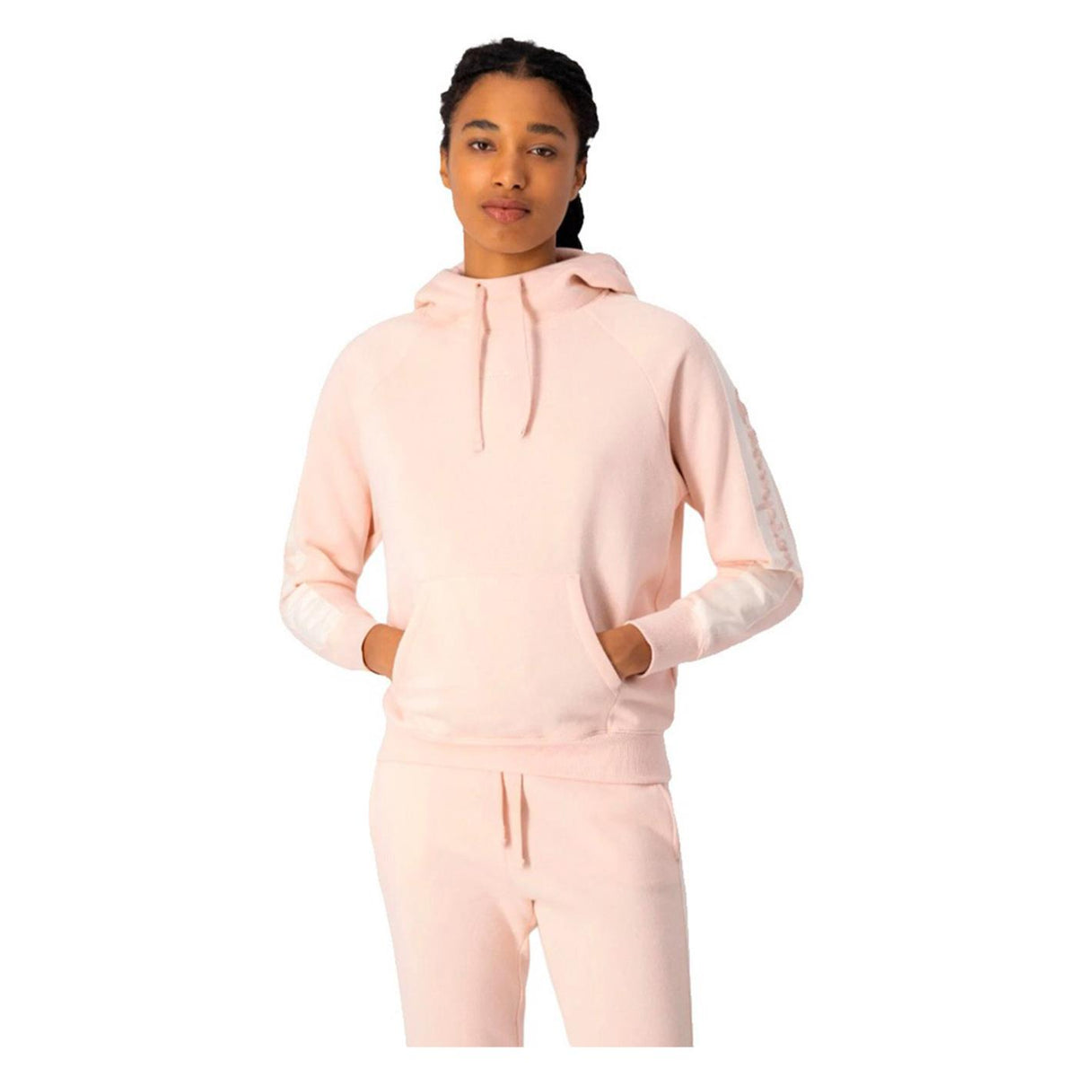 CHAMPION W HOODED SWEATSHIRT - Rosa - vista 2