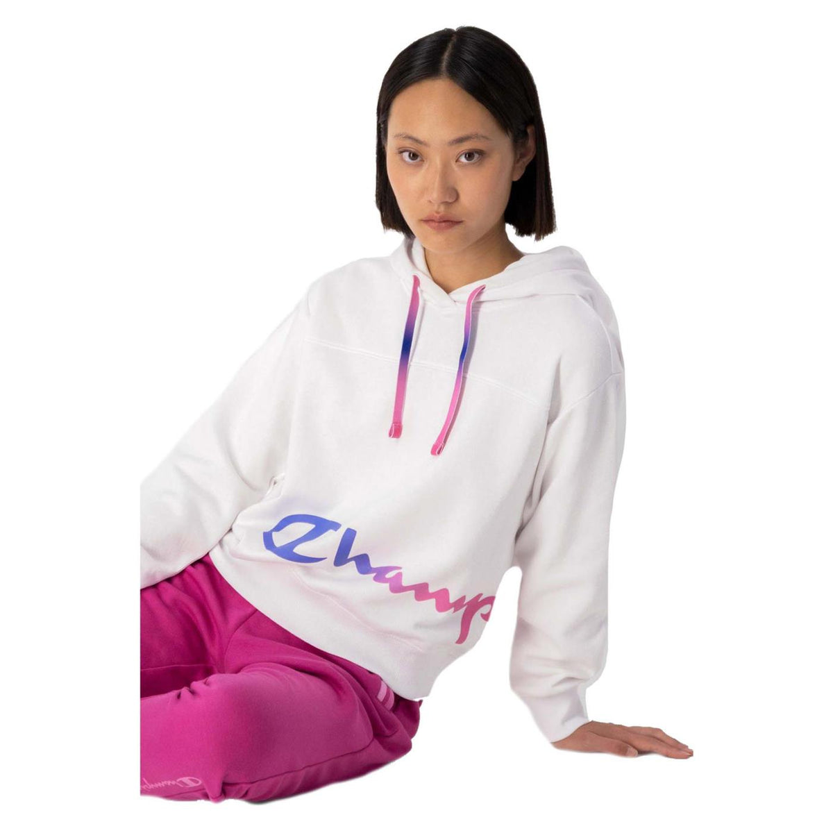 CHAMPION W HOODED SWEATSHIRT - seconda immagine