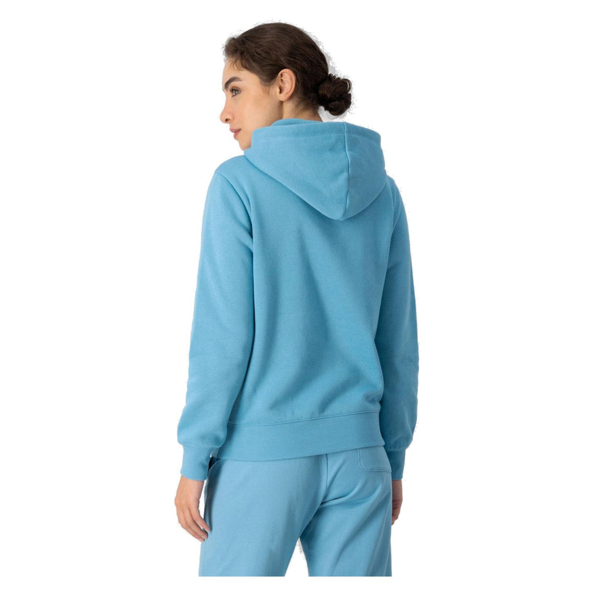 CHAMPION W HOODED SWEATSHIRT - Azzurro - vista 3