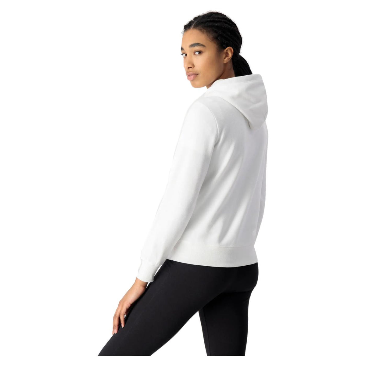 CHAMPION W HOODED SWEATSHIRT - Bianco - vista 3