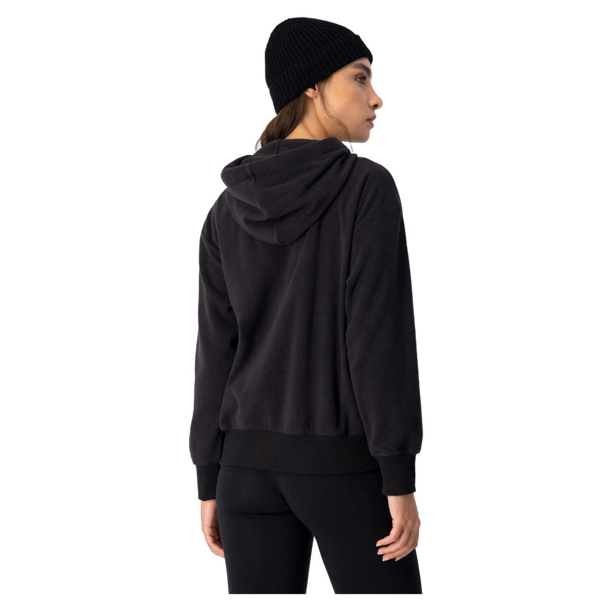 CHAMPION W HOODED SWEATSHIRT - Nero - vista 3