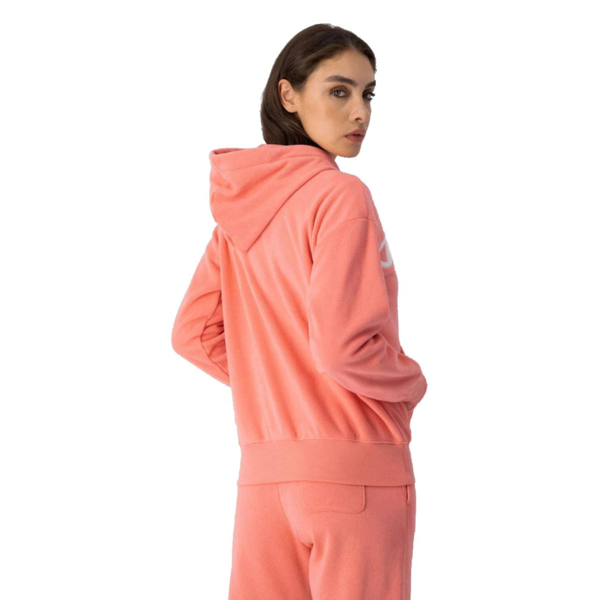 CHAMPION W HOODED SWEATSHIRT - Rosa - vista 2