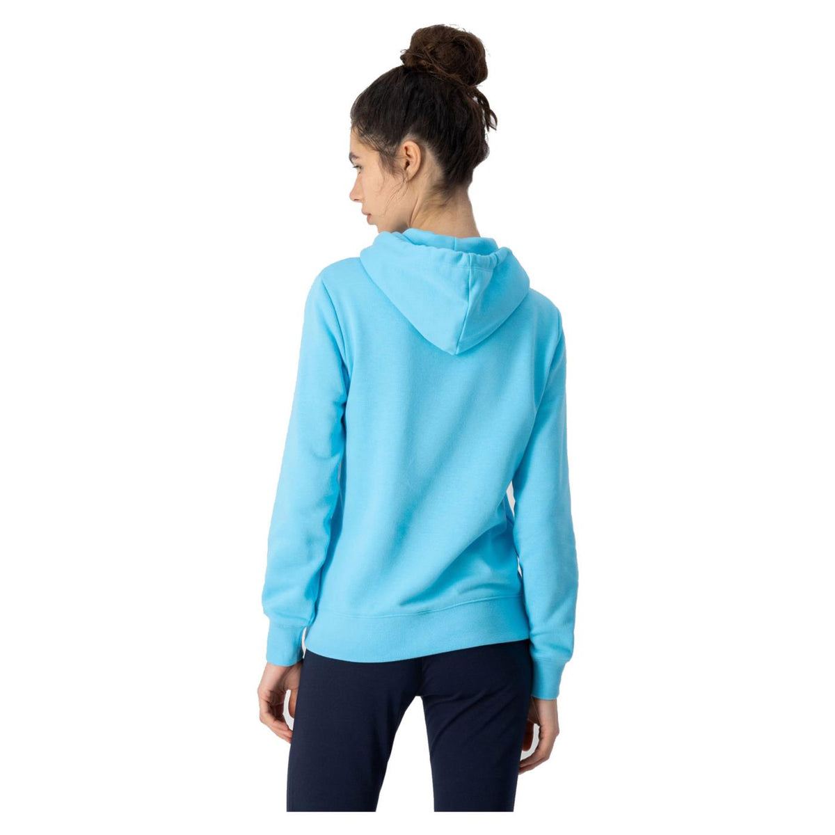 CHAMPION WOMAN HOODED SWEATSHIRT - Azzurro - vista 3