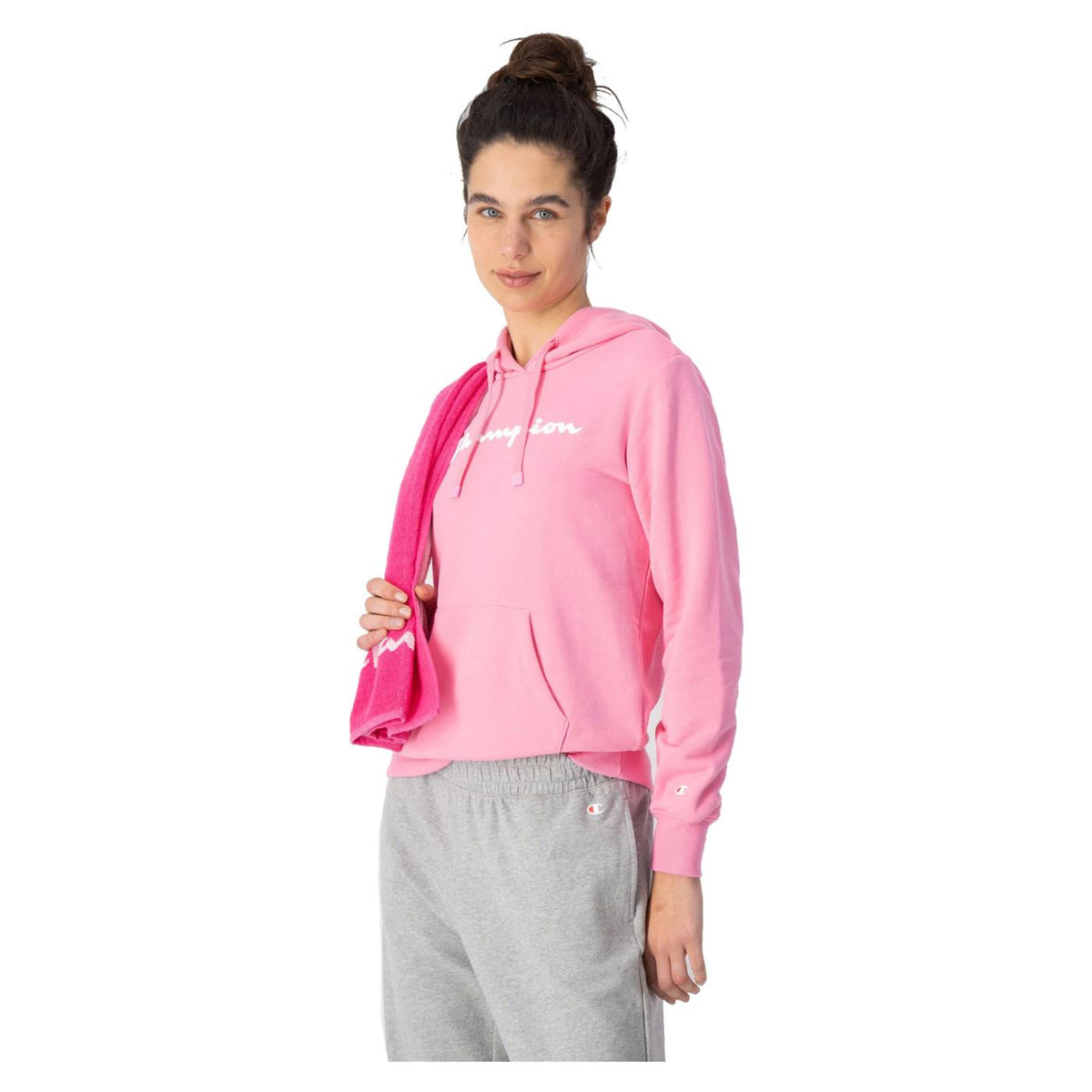 CHAMPION WOMAN HOODED SWEATSHIRT - seconda immagine
