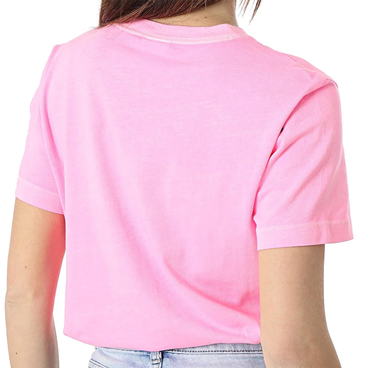 CHAMPION WOMAN CREWNECK T-SHIRT - Rosa - vista 3